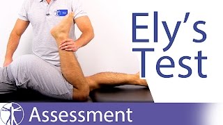 Elys Test⎟Rectus Femoris Contracture [upl. by Jarek]