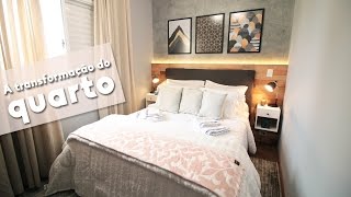 DIY TRANSFORMANDO O QUARTO DE CASAL PEQUENO [upl. by Cowley]