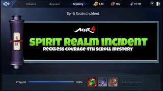 Spirit Realm Incident Mystery 4th Scroll  MIR4 [upl. by Eelarol895]