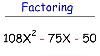 Factoring [upl. by Kirtap225]