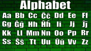 Esperanto Alphabet [upl. by Eyatnod]