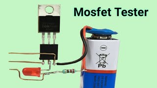 Simple mosfet tester circuit [upl. by Meagher]