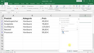 Sortieren und Filtern – ExcelTutorial [upl. by Kannav]