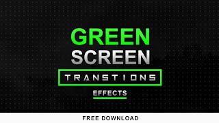 Top 10 Stinger Transitions Green Screen  Transition Effects Template [upl. by Hizar]