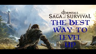 Stormfall  Saga of Survival  Fastest way to level up [upl. by Dnomde544]