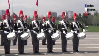 Glorias del Ejército 2015 Banda de Guerra e Instrumental Escuela Militar [upl. by Atreb]