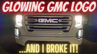 How to Install the Illuminated LED GMC Sierra Emblem  Badge  A Genuine GM Part [upl. by Asilehs]