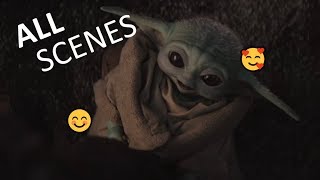 BABY YODA Scenes 🥰 Season 1 [upl. by Assenev120]