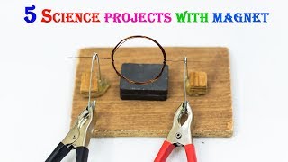 5 School Projects With Magnets [upl. by Azelea]