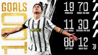 PAULO DYBALA SCORES 100TH JUVENTUS GOAL  ALL 100 GOALS  JOYA100 💎⚽️ [upl. by Fita159]