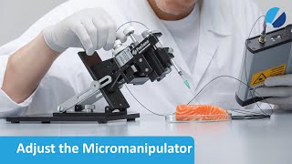 Manual Micromanipulator  Adjust the Micromanipulator to your Measurement SetUp [upl. by Esylle]