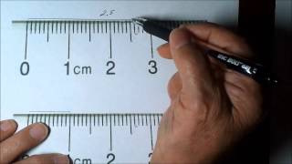 How to Measure length correctly using a Centimeter Ruler [upl. by Rizika]