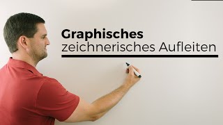 Graphisches zeichnerisches Aufleiten Graph der Stammfunktion  Mathe by Daniel Jung [upl. by Ahtabat]