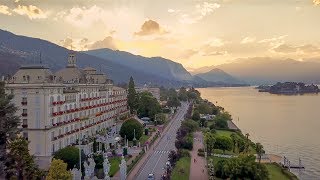 Italy  Stresa  Lago Maggiore  Drone 4k [upl. by Un]