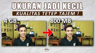 Mengecilkan Ukuran Video TANPA MENURUNKAN KUALITAS ❗  Tutorial Kompres Video di Android amp PC [upl. by Celestine]