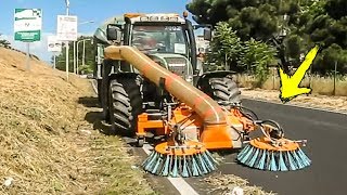 Modern Machines Cleaning Street Equipment Technology  Street Sweeper Machine [upl. by Remos]