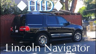 Lincoln Navigator Fog Light Install HID [upl. by Mitchael]