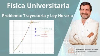 problema1 Trayectoria y Ley Horaria [upl. by Kliber839]