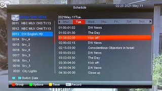 FTA Satellite Channels that have an Electronic Program Guide  EPG [upl. by Ynaffik]