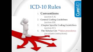 ICD 10 conventions and guidelines [upl. by Willcox896]