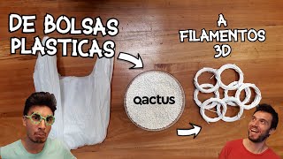 Cómo Hacemos Filamentos con Plástico Reciclado  Qactus [upl. by Belvia]