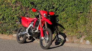 2021 Honda CRF450RL MC Commute Review [upl. by Worrad130]