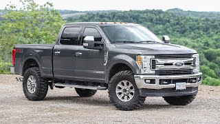 The BIGGEST Tires That Fit on A STOCK Ford F250  SURPRISING [upl. by Seiber]