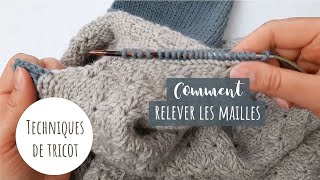 TRICOT • Relever les mailles [upl. by Darken]