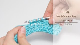 How To Half Double Crochet Decrease [upl. by Alda136]