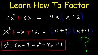 Factoring Trinomials amp Polynomials Basic Introduction  Algebra [upl. by Ahsilrae]