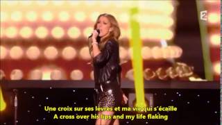 Celine Dion Dans un autre monde French  English Lyrics Subtitles [upl. by Eilyah]