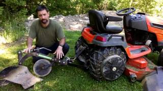 Brinly Moldboard Plow Review And Demonstration [upl. by Ecyor360]