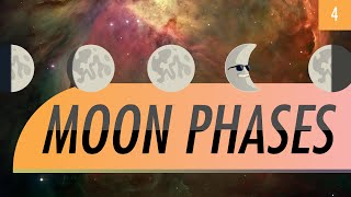 Moon Phases Crash Course Astronomy 4 [upl. by Anabahs]