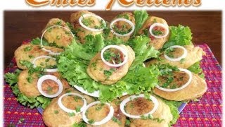 Receta Chiles Rellenos Guatemala [upl. by Tullus]