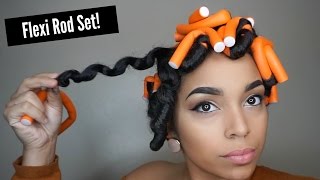 How To Flexi Rod Set  Natural Hair [upl. by Tudor]