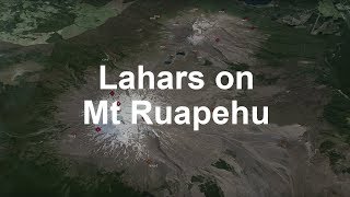 Lahars on Ruapehu Volcano [upl. by Einavoj]