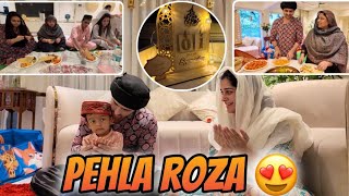 Pehla Roza Alhamdulillah  Sehri Se Iftar Tak  Decor ka Saman Tod Diya  Ramadan vlog [upl. by Hinda]