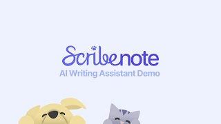 AI Writing Assistant Demo [upl. by Annahsar]