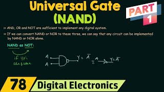 NAND Gate as Universal Gate Part 1 [upl. by Faxen]