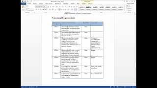 Documenting Functional Requirements [upl. by Siuqramed]