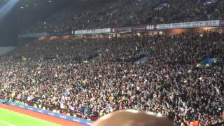 The Holte End  Villa fans Singing Aston Villa Vs Birmingham City [upl. by Efrem643]