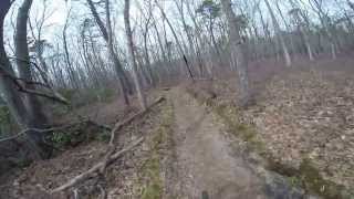 GoPro Mountain Biking Allaire Multi Use Trail New Jersey Trek Highlands [upl. by Lelith]