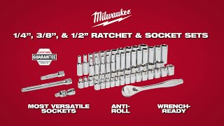 MILWAUKEE® Ratchet amp Socket Sets [upl. by Candi]