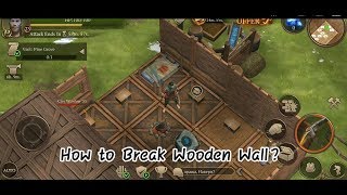 Stormfall Saga of Survival Gameplay  How to break Walls easily [upl. by Nolitta947]