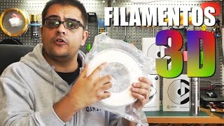 TIPOS DE FILAMENTOS 3D PARA IMPRESORAS 3D  GUÍA DEFINITIVA [upl. by Aivonas]