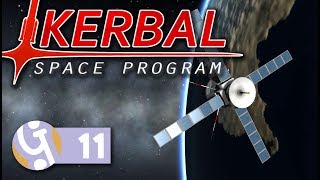 🚀 Our First Satellite  Lets Play Kerbal Space Program 11 [upl. by Airamesor]