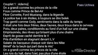 DEUX FRÈRES PNL  DEUX FRÈRES PAROLELYRICS [upl. by Nomis662]