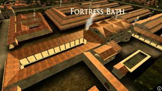 Animation of ancient Roman Fort in Caerleon Wales [upl. by Connelly744]