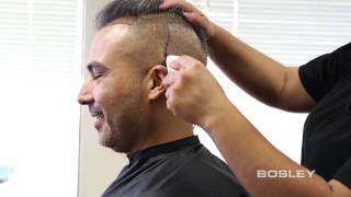 BOSLEY FUE Follicular Unit Extraction HairbyHair Restoration from Bosley How its done [upl. by Casia]