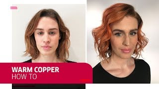 Warm Copper Hair Color Tutorial  Wella Professionals [upl. by Ahcirt686]